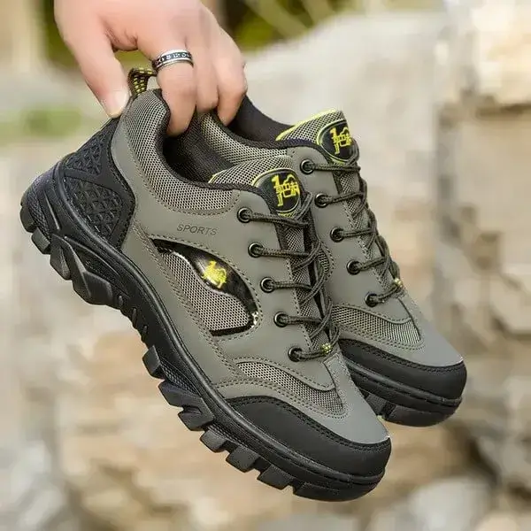 Casual Hiking Shoes for Men | Outdoor Non‑Slip Sneakers