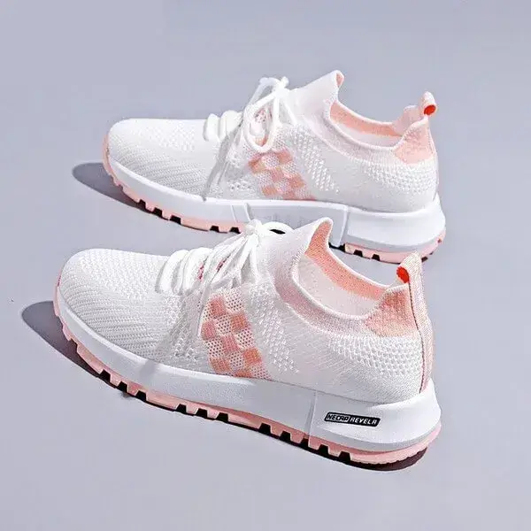 Women Fashion Breathable Slip‑On Sneakers